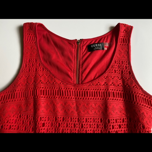 GUESS Sleeveless Dress Crotchet Details - Picture 2 of 5